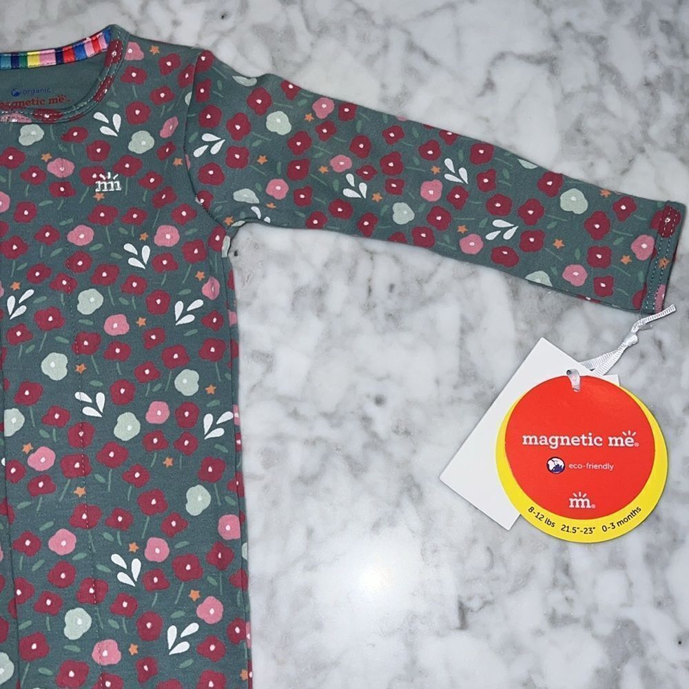 NWT MAGNETIC ME WREN ORGANIC COTTON MAGNETIC FOOTIE - Picture 6 of 8